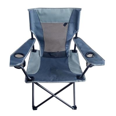 China Modern Simplicity Portable Folding Chair with Armrest, Backrest and Cup Holder for Hiking and Touring for sale