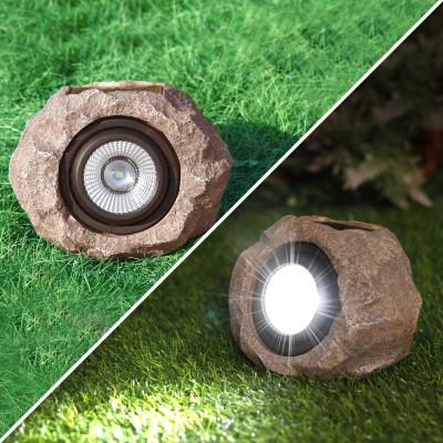 China Holiday Decoration Solar Rock Lights Solar Lights Outdoor Garden, Stone Landscaping Spotlight for Grass Garden Roads for sale