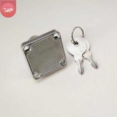 China TOP-138 Hot Selling Drawer Square Drawer Lock For Lockers With Security Key Side Mounting Office Drawer Lock for sale