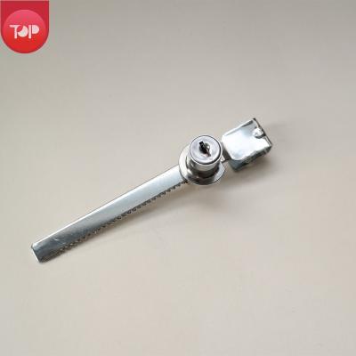 China TOP-328 Hot Selling Drawer Along Dragsaw Desk Drawer Locks Zinc Alloy Material Computer Drawer Locks for sale