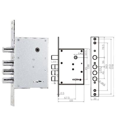 China Steel/Stainless Steel/Zinc High Quality OEM China Supplier High Security Door Mortise Lock Cylinder Body for sale