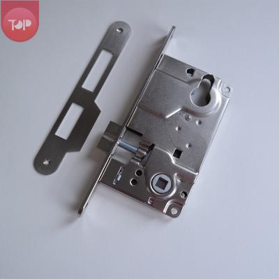 China Steel Stainless Steel//Zinc Safe Mortise Lock Series Stainless Steel Passage Lock Body Sliding Door Locks For Bedroom for sale