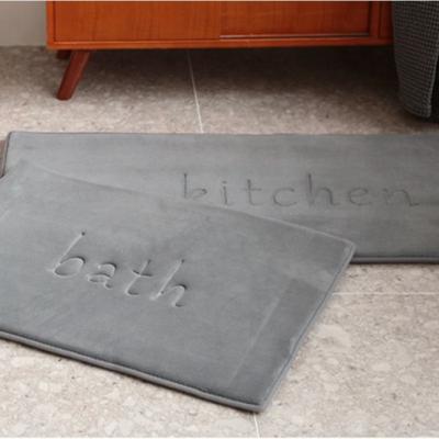 China Washable Embossed Kitchen Bat Mat Customized for sale