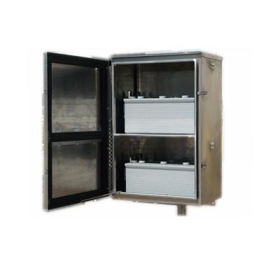 China Aluminum Aluminum Battery Cabinet / Power Supply Enclosure for sale