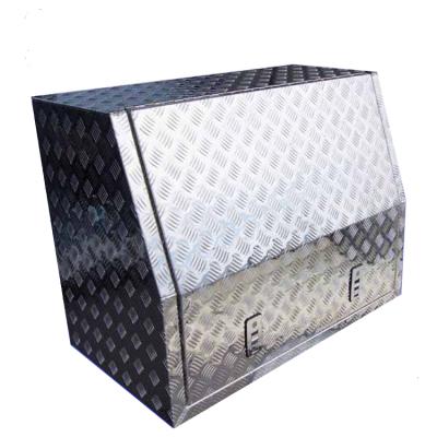 China Customized metal truck tool box. Aluminum toolbox for the truck according to customer's drawing for sale