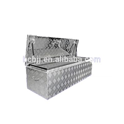 China Ute Truck Tool 2 Locks Heavy Duty Carbon Steel Aluminum Tool Box Top Open Box for sale