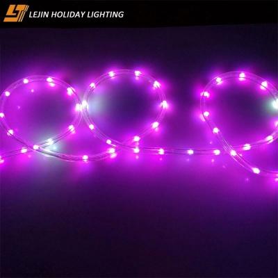 China dmx rgb led neon rope light party garden remote control 20M decoration dmx rgb led neon rope light for sale