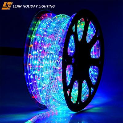 China Warehouse Christmas Size Waterproof Color Changing Led Rope Light Made in China for sale