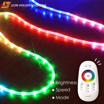 China Outdoor Holiday Party Decoration LJ Rope Light 20m With Remote Control For Smart Lighting Decoration for sale