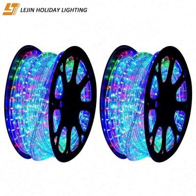 China Underwater Neon Strip PVC IP65 Flexible Neon RGB LED Rope Light Flexible Neon Strip Cable Light RGB for sale