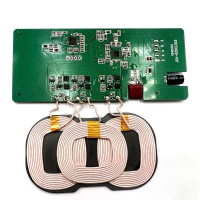 China Powe rbank GOGOLIN QI Custom Customize DIY Power Supply 5W 10W 15W 3 Coils Board Wireless Charging Transmitter for sale