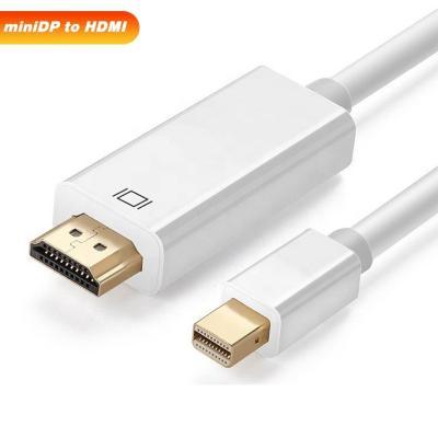 China Best selling 4K 1.4 COMPUTER video 1m profibus 50 wire displayport male to male mini DP to hdmi cable for sale