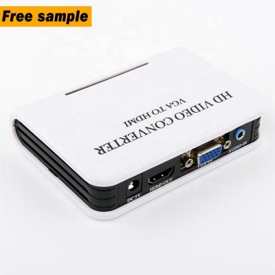 China amazon hot sale 1080p 1.3 audio 300mA and video transmission LED indicator hdmi to vga to hdmi converter vga adapter for sale