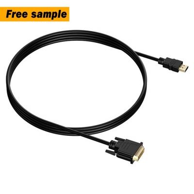 China COMPUTER amazon hot sale hd image quality hdmi to dvi adapter cable 1080p 1.8m computer cable audio video and video sync for sale