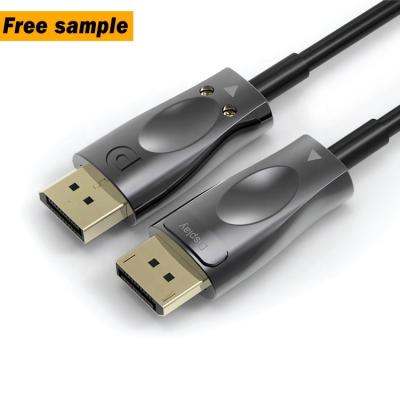 China Video Game Player OEM Displayport AOC DP Version 1.4 Fiber Optic Cable odm 32Gbps 10m 20m 15m 8k 4k for sale