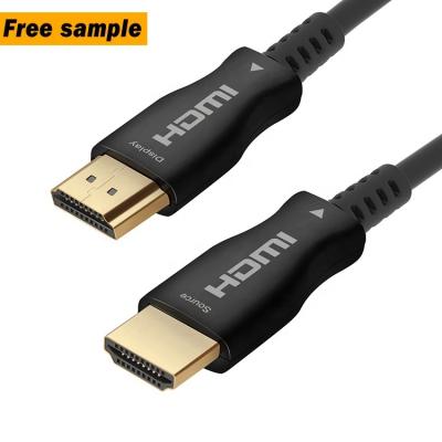 China COMPUTER amazon hot sale 4k 60hz high speed fiber 100m 50 meter aoc active hdmi 2.0 optical cable for sale