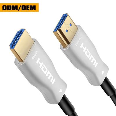 China COMPUTER Amazon hot sale 4k60hz fiber optic aoc video pulley 100 meters active hdmi 2.0 optical cable for sale