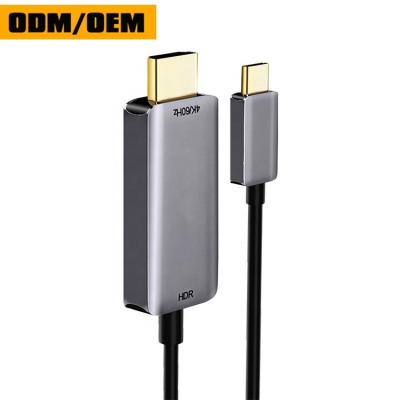 China Best selling 1080p android mobile phone type c TV from COMPUTER to hdmi 4k 60Hz adapter cable for computer for sale