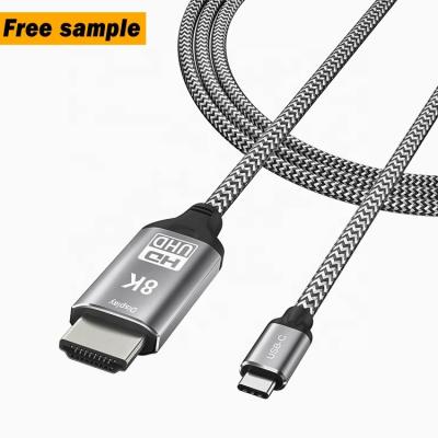 China COMPUTER customize logo length 1080p type usb 3.1 adapter tipo type c usb-c 8k to hdmi 2.1 data cable for sale