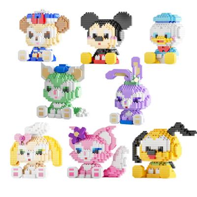 China Figures Toys Figure Toys LELE BROTHER Cartoon Diy Assembled Diamond Bricks Mini Building Blocks Promotion Gift Toys for sale