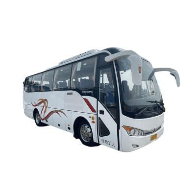 China Single Door Dies Bus Used Coach Bus Leaf Spring Suspension King Long 37 Seats Passenger Bus 8045*2480*3256mm for sale