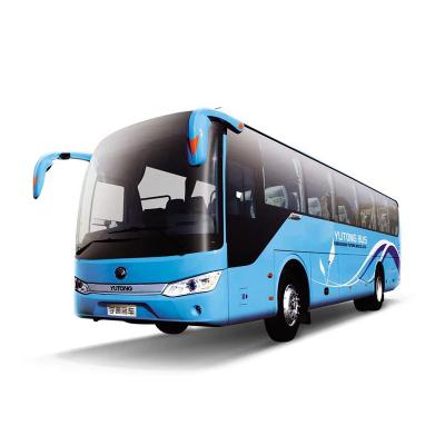 China Luxury Electric Sightseeing Bus Used Tour Bus Double Door 47-51 Seater Youtong Second Hand Bus 10690*2500*3430mm for sale