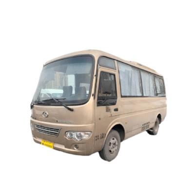 China Used 19 Seater Bus Kinglong Brand Brand Short Distance Transport Coach Small Coaster Bus 5995*2270*2950mm for sale