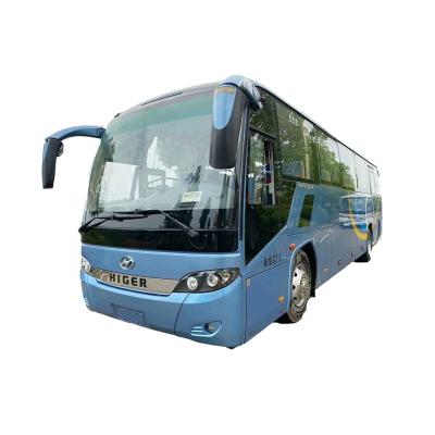 China Second hand drive bus 2+2 second hand layout 51 seats passenger diesel bus single door higher used bus 10800*2500*3600mm for sale