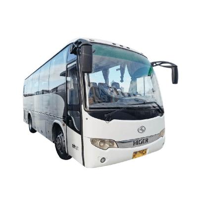 China Brand Left Hand Drive 8m Higher Passenger Bus 2+2 Layout 37 Seater Tour Coach With Leather Seat 8026*2450*3365mm for sale