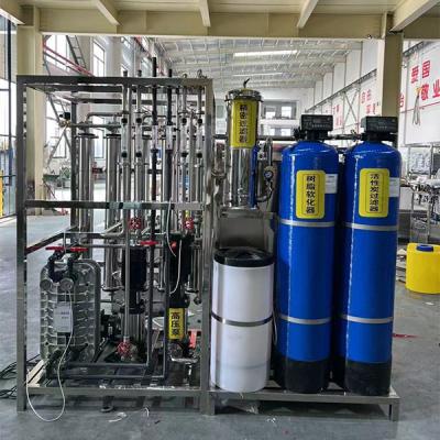 China Professional 500lph double-stage RO EDI Water Purification Equipment Environment Friendly for sale