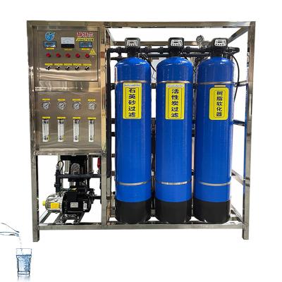 China Pure Mineral Drinking Water Reverse Osmosis Water Filtration Filter RO System Water Treatment for sale