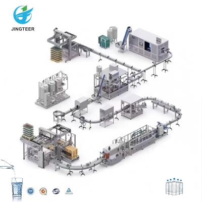 China Factory Complete Automatic Machine Drinking Mineral Water Filling Machine Production Line Plant for sale