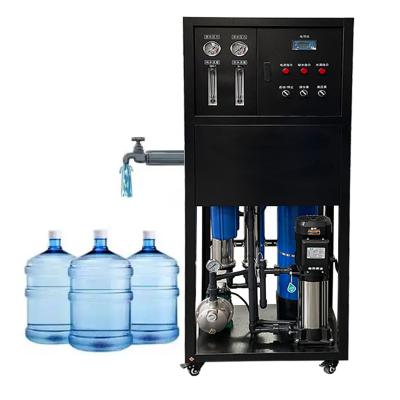 Chine 500L filtre à eau ou purificateur par osmose inverse Système d'eau potable Machines de traitement de l'eau 500L/H Systèmes RO Membrane Traitement de l'eau pure Filtration Purification Système d'osmose inverse à vendre