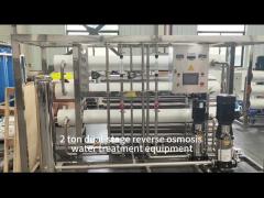 2 ton dual-stage reverse osmosis water treatment equipment