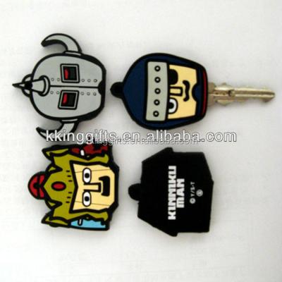 China Soft Custom Printed PVC Logo PVC Key Cover / Rubber Key Cover Key Cover for sale