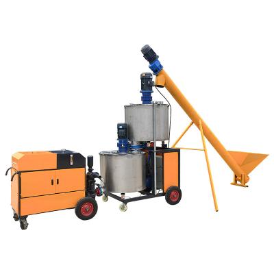 China Building Industry CE Approved Grout Mixer Double Layer Mixer Pump Liquid Cement Injection Machine Gypsum Based Self Leveling Machine for sale