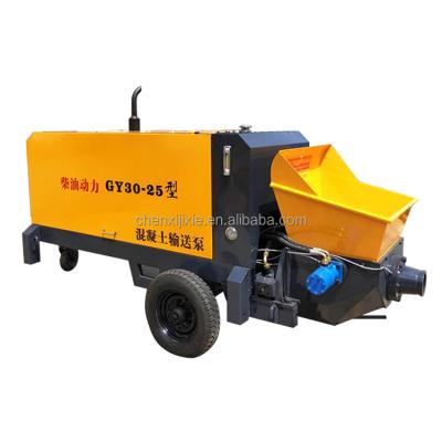 China Easy Operation 40M3/H Trailer Concrete Pumps For Sale for sale