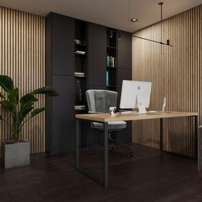 China Modern Luxury Wall Interior Deco Wooden Slat Panel Natural Oak Acoustic Wall Panel for sale