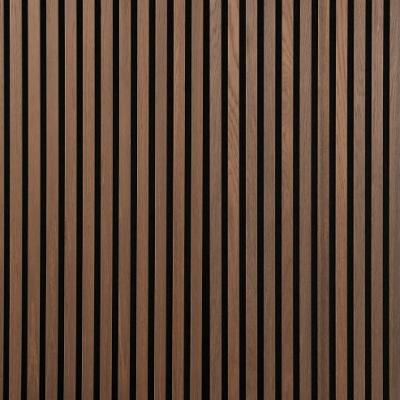 China Modern Modern decor interior cladding wall wood slatted wpc wall panel for sale