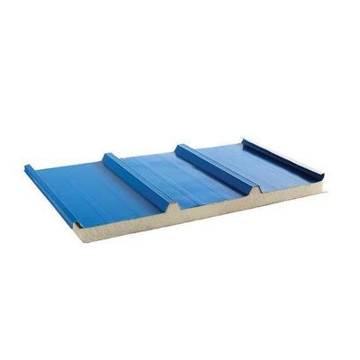 China Chinese PU Polyurethane Foam Insulation Sandwich Panels For Walls And Roofs House for sale