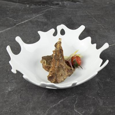 China Viable irregular part of Coral Bowl Round For Sale Coral Bowl Fruit For Dinner for sale