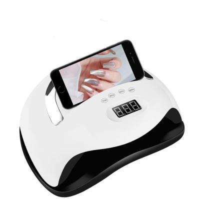 China 168W LED Fast Cure Gel Nails UV Dryer Gel Lamp UV Nail Lamp Kit for sale