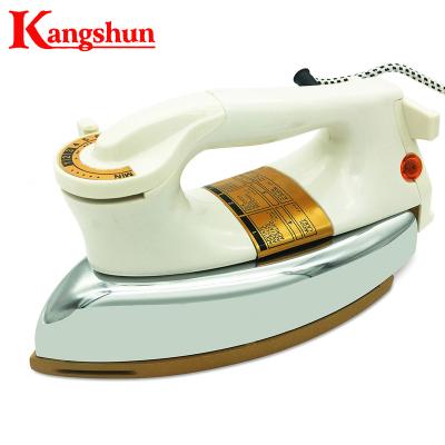 China 12v Electric Dry Iron Spare Parts Dry Free Types Clothes Heavy Duty Dry Iron for sale