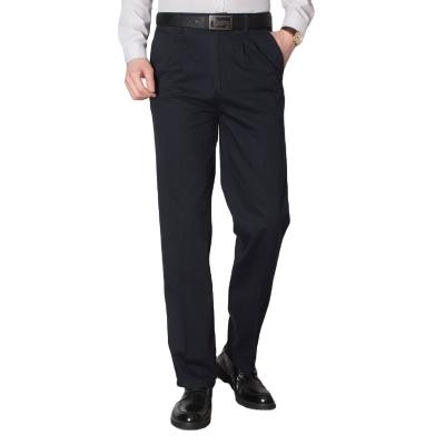 China Amazon's Best Sellers of Anti-wrinkle Pictures Custom Made Men's Spring Trousers and Autumn Trousers Of Pure Cotton Business Casual Twill Trousers for sale