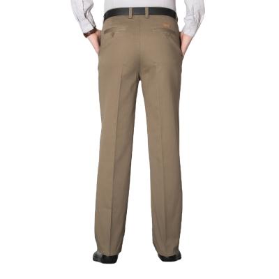 China Anti-wrinkle factory supply custom made men's pants spring and Autumn Trousers Of Pure Cotton business casual twill pant trousers for sale