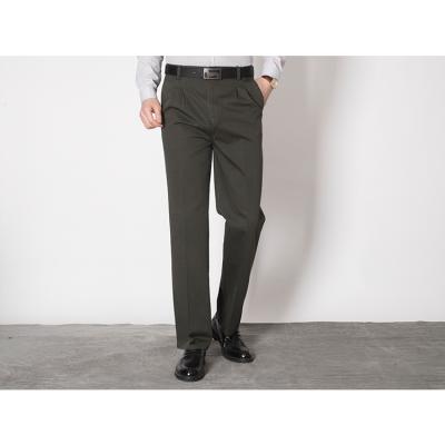 China Business Casual Wear Of Anti-wrinkle Pants Fifties Spring And Autumn Trousers Of Pure Cotton For Men for sale