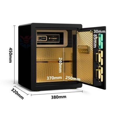 China Office/home/bank/hotel/digital passcode high security cash safe box for sale business smart safes for sale