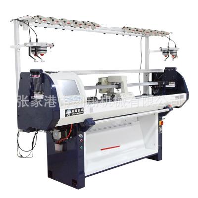 China Automatic Flat Single System Automated Flat Needles Knitting Sweater Machine for sale