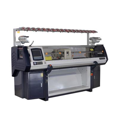 China Hp 5/7G Double System Flat Sweater Flat Fabric Automated Seamless Knitting Machine With Flatbed Needles for sale