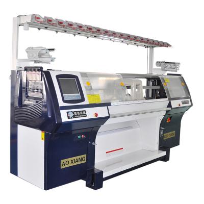 China Automatic Double Flat Knitting Machine System Computerized Knitting Machines Flat Needle for sale